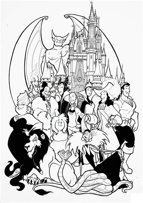 Villains Coloring Pages - Free Printable Coloring Pages for Kids