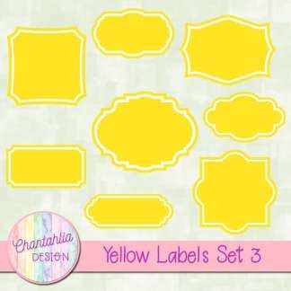 Yellow Labels Set 3 - Chantahlia Design