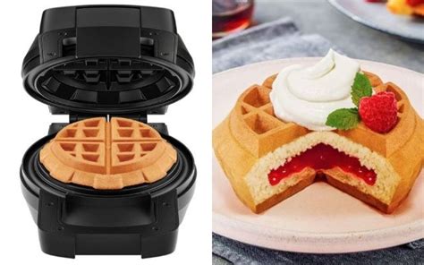 Chefman Big Stuff Deep Stuffed Waffle Maker | Waffle maker, Waffles, Food