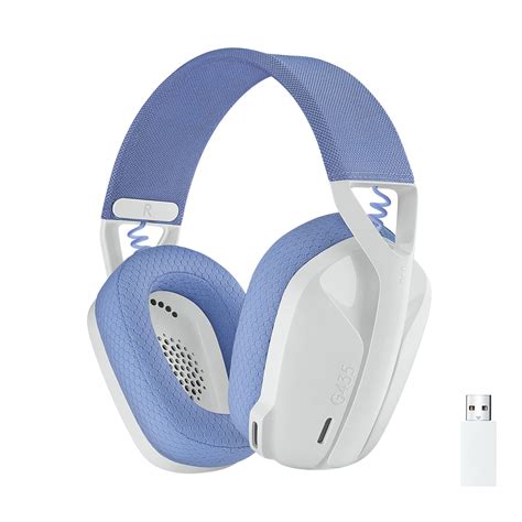 Buy Logitech G435 Lightspeed & Bluetooth Wireless Gaming Headset , 981-001074, White Online at ...