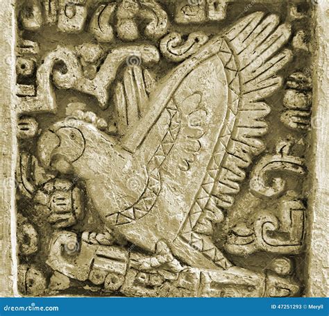 Maya art bird stock image. Image of ancient, concept - 47251293