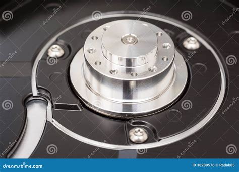 Hard Disk Drive Spindle stock photo. Image of memory - 38280576