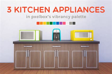 3 small kitchen appliances recolored! | Outdoor kitchen appliances, Outdoor kitchen, Kitchen ...