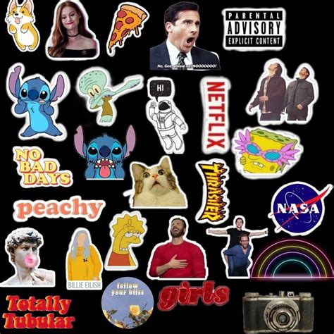 Stiker #tumblr #stickers #weird | Pegatinas bonitas, Pegatinas ...