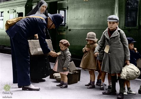 Wartime Evacuees | Tinting History