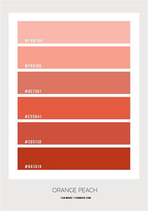 Orange Peach Colour Scheme – Colour Palette 153 1 - Fab Mood | Wedding ...