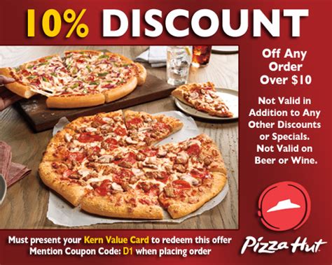 Pizza Hut / WingStreet | Kern Value Card