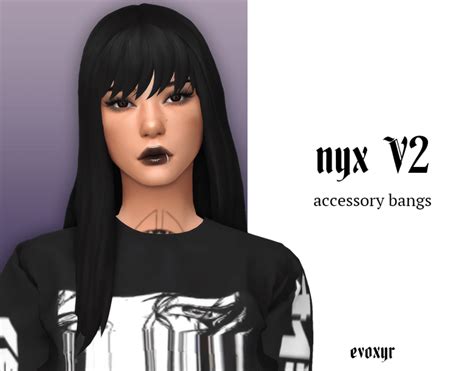 Sims 4 Maxis Match Bangs