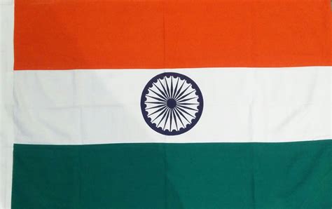 4 x 6 ft Indian National Flag (Outdoor) 100% Pure Cotton, Country Flags, राष्ट्रीय झंडे - Khadi ...