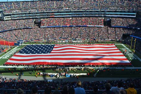 150’ x 300’ Giant American Flag – New England Patriots | Giant American ...