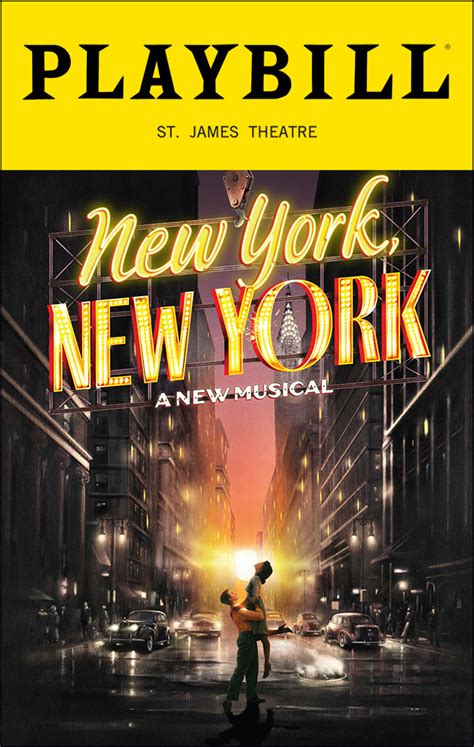 New York, New York (Broadway, St. James Theatre, 2023) | Playbill