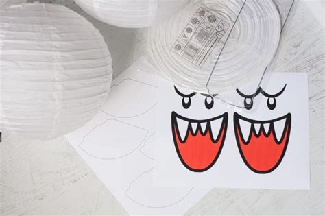 How to make a Mario Brothers Boo Ghost DIY - Frog Prince Paperie