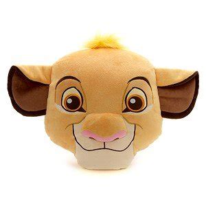 Amazon.com: Disney Lion King Simba Big Face Cushion Pillow Plush Soft ...