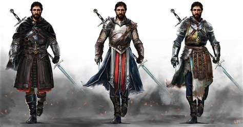 ArtStation - Medieval Knight Concept - Assassin's creed fan art style