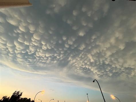 Mammatus clouds are ominous and beautiful