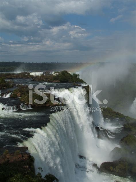 Iguassu Falls With Rainbow Stock Photo | Royalty-Free | FreeImages