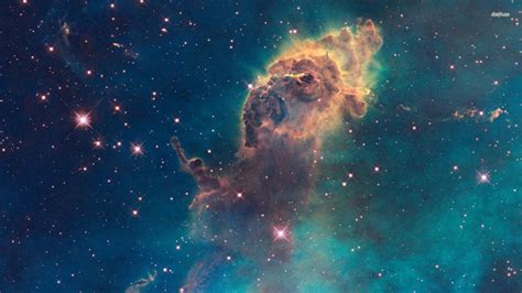 Download View of a Nebula in Space Wallpaper | Wallpapers.com