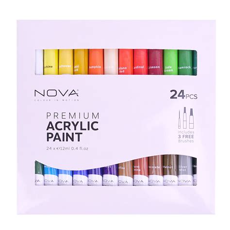 Nova Acrylic Paints 24 Set – DRKCrafts