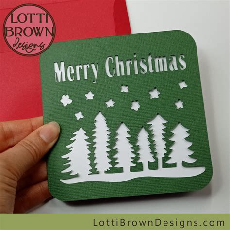 Cricut Christmas Card Templates