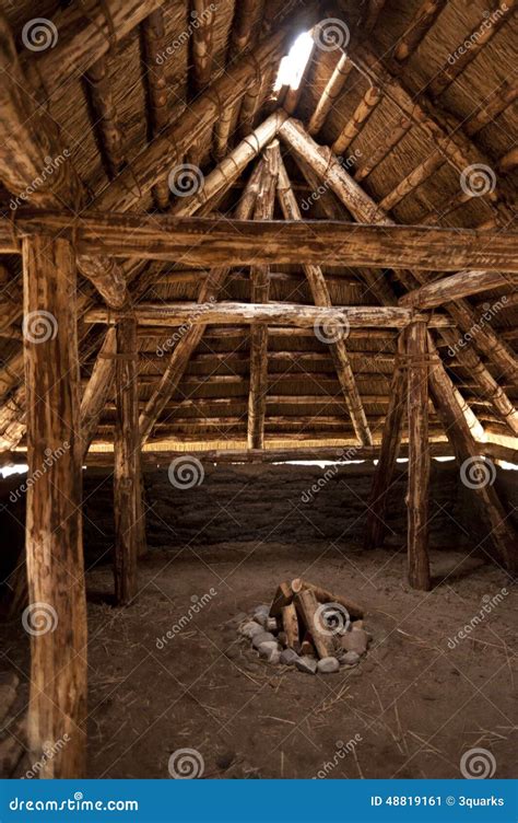 Prehistoric Reconstruction Of A Stone Age House Royalty-Free Stock Photography | CartoonDealer ...