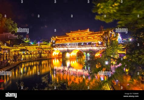 The ancient city of Phoenix at night Stock Photo - Alamy