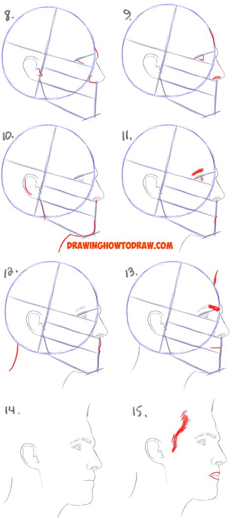 Male Side Profile Drawing Reference In this video daarken paints a male figure from reference