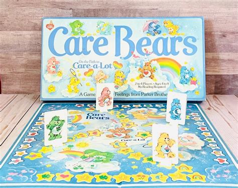 Vintage Care Bears Board Game / Care Bears Board Game / Care Bears Game ...