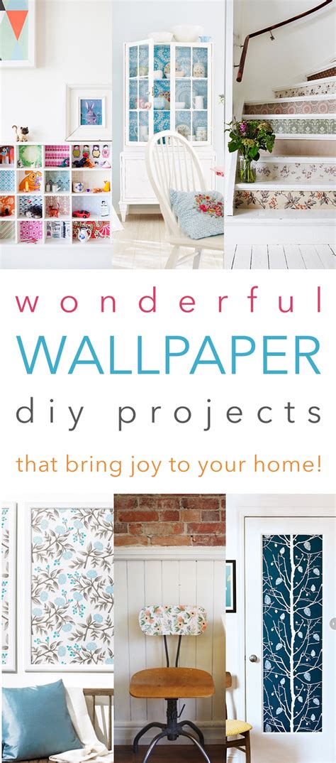 Wonderful Wallpaper DIY Projects /// That Bring Joy To Your Home! - The Cottage Market