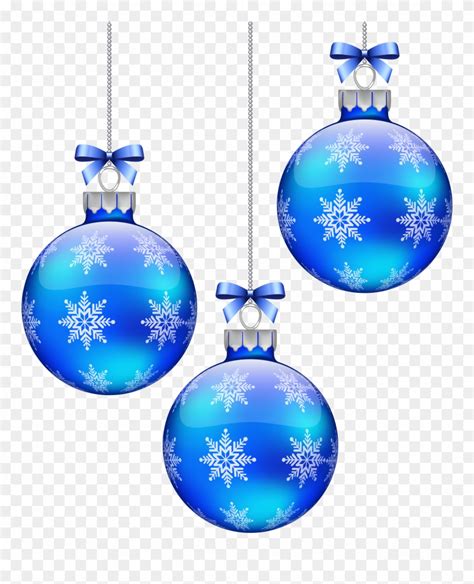 Blue Christmas Clip Art - Clip Art Blue Christmas Ornaments - Png Download (#96732) - PinClipart