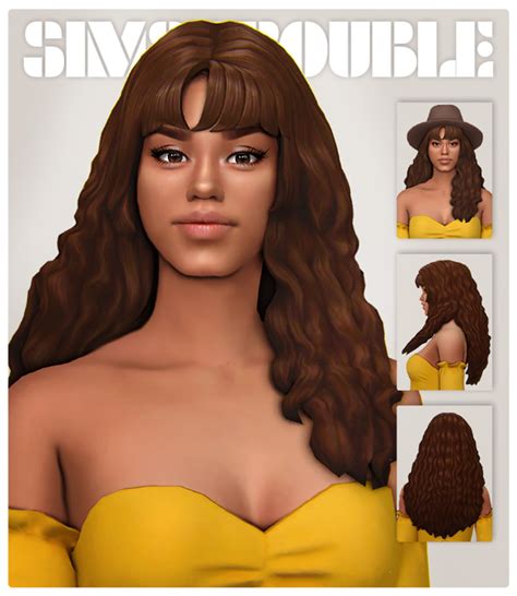 The Sims 4 CC Hair