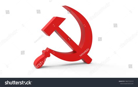 Soviet Union Sickle Hammer Symbol 3d: ภาพประกอบสต็อก 1882723519 | Shutterstock