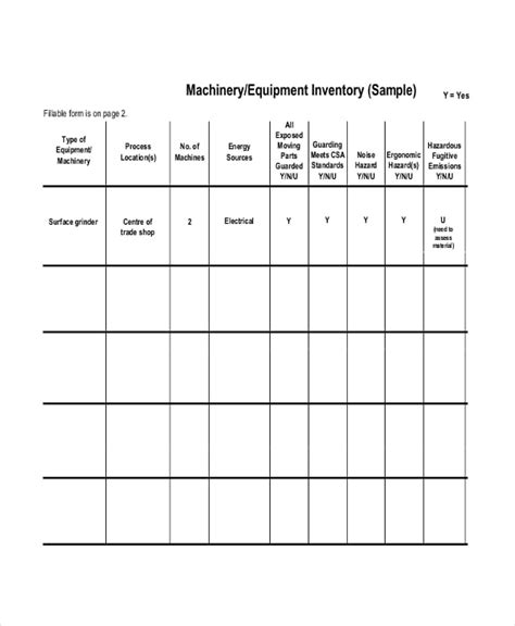 Inventory List Templates | 16+ Free Word, Excel & PDF Formats, Samples ...