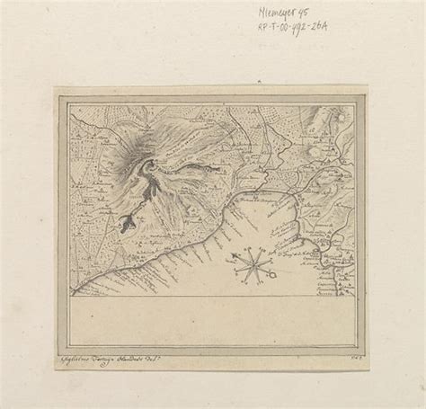 Topographic map of portion of coast in Gulf of Naples free public domain image | Look and Learn