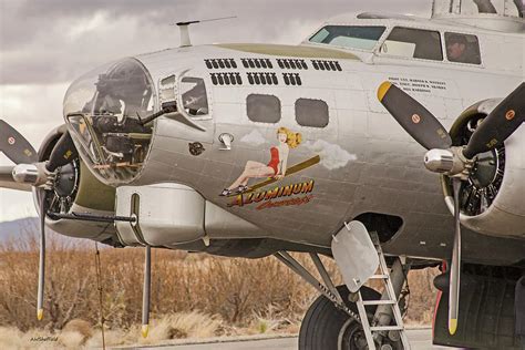 B-17 Nose Art Photograph by Allen Sheffield - Pixels