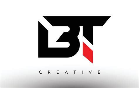 BT Creative Modern Letter Logo Design. BT Icon Letters Logo Vector ...