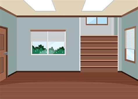 Free Vector | Empty room interior design