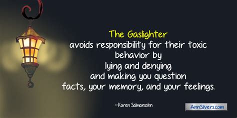 Gaslighting Quotes – Ann Silvers, MA