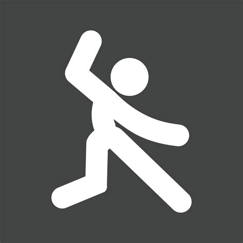 Aerobics II Glyph Inverted Icon 14283623 Vector Art at Vecteezy