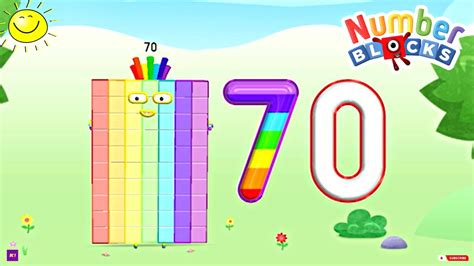 Numberblocks World App | Meet Numberblocks Seventy | Number 70 | Learn Tracing | Educational ...