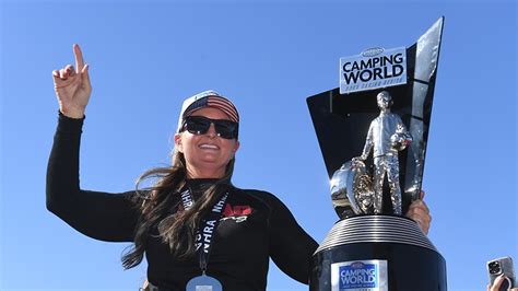 Erica Enders joins exclusive company with sixth Pro Stock championship | NHRA