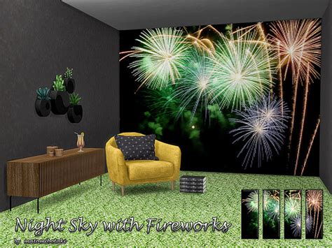 The Sims Resource - Night Sky with Fireworks