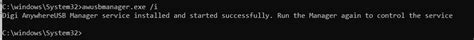 How to switch to Anywhere USB Manager Service Mode when installed as stand-alone using CLI ...