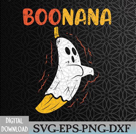 Boonana Cute Ghost Banana Halloween Costume Svg, Eps, Png, Dxf, Digital Download – DesignBTF