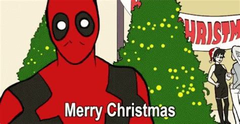 Deadpool Merry Christmas GIF - Deadpool MerryChristmas - Discover ...