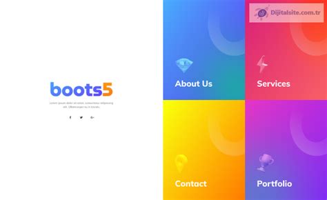 Boots5 – Elegant Bootstrap 5 Website Template - Dijital Ürün ...