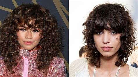 Tips For Great Bangs With Curly Hair Allure