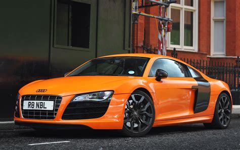 Orange Audi R8 Wallpaper | HD Car Wallpapers | ID #2978