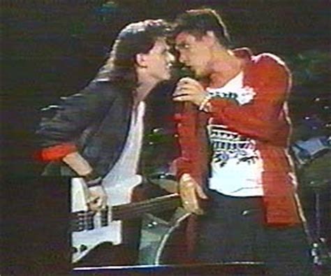 John Taylor and Simon Le Bon(Duran Duran) at Live Aid 1985 - Live Aid Photo (32636580) - Fanpop