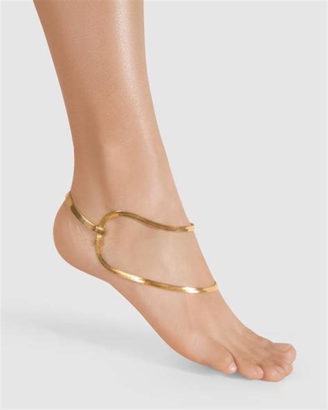 Stylish Anklet Collection - VIV 405 | Design Gold Ankle Bracelet