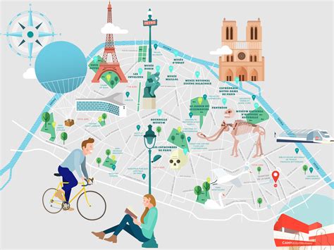 Paris City Map by Debora Arnedo on Dribbble